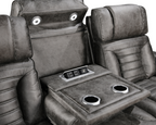 Zenith 3 Seater Electric Recliner with Multi LED lights and USB port and Cupholders