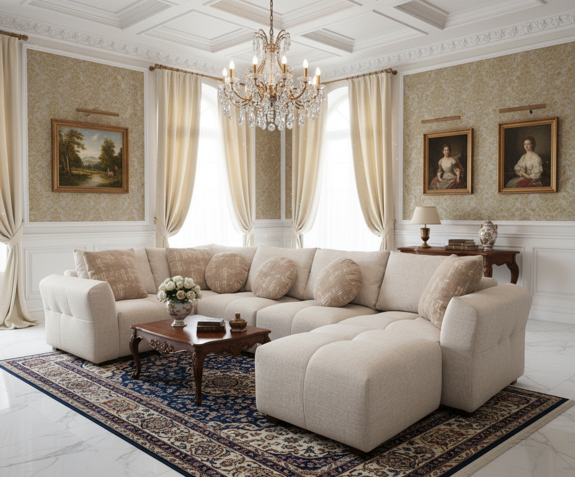 Chloe Modular Corner Sofa Cream