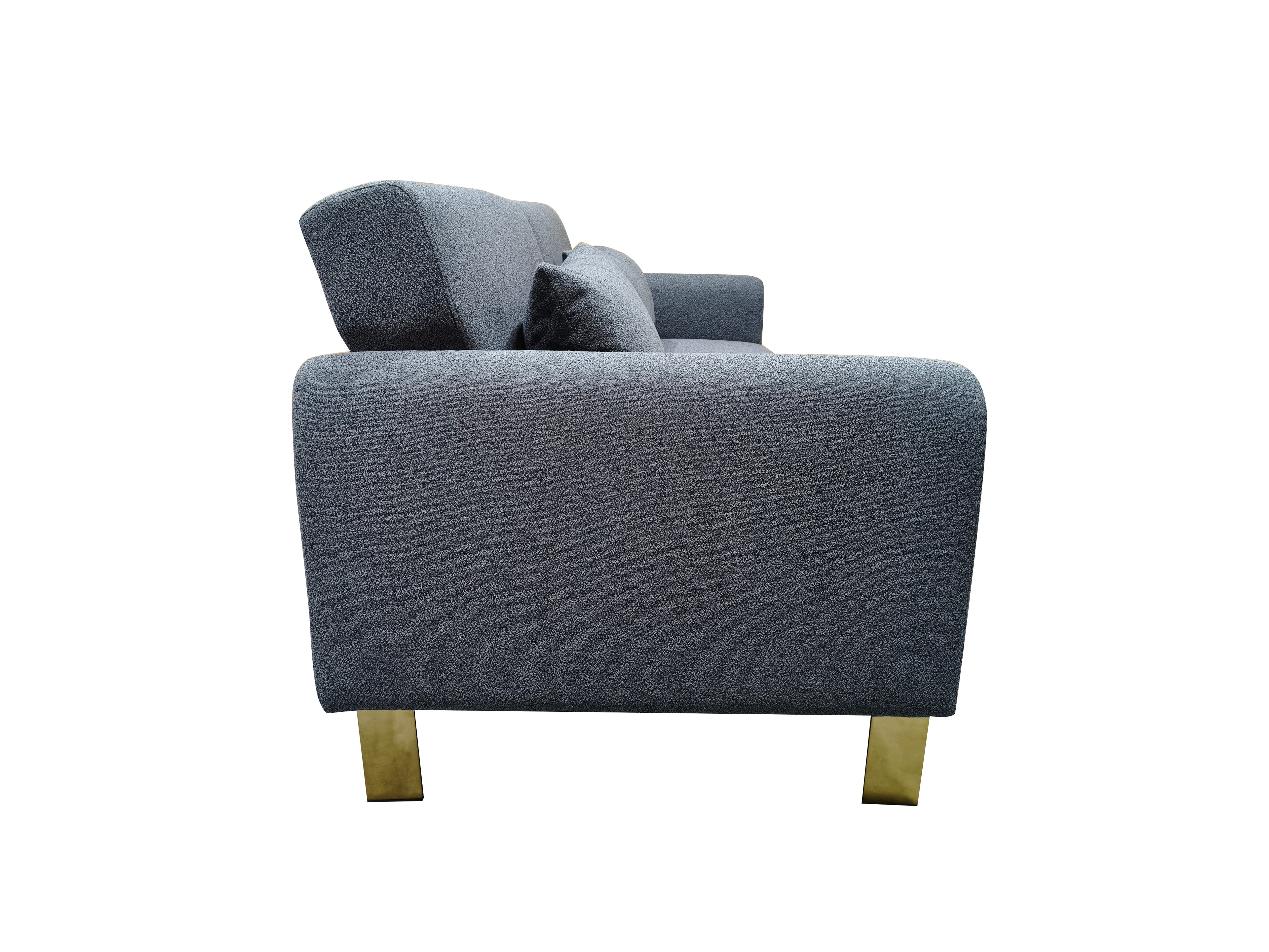 Loft Click Clack 3 seater sofa Bed Grey
