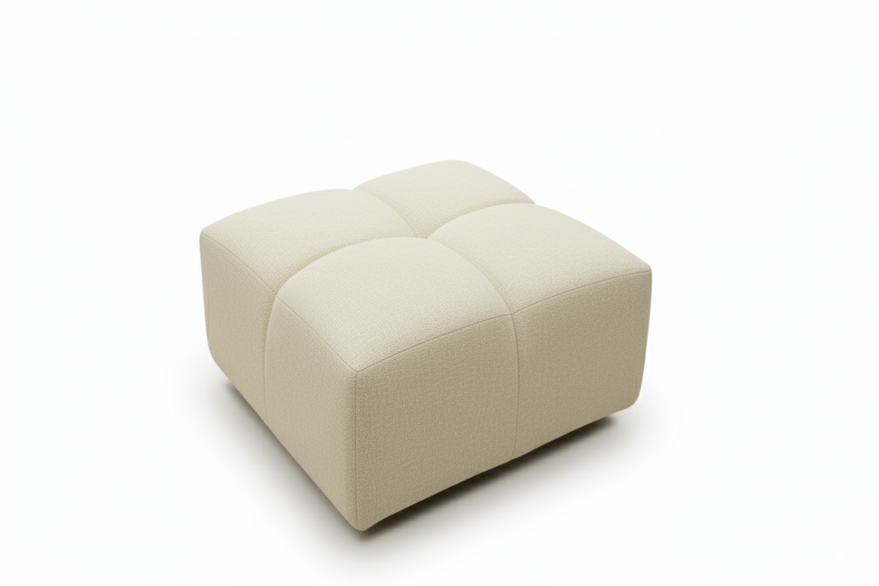 Chloe Footstool cream