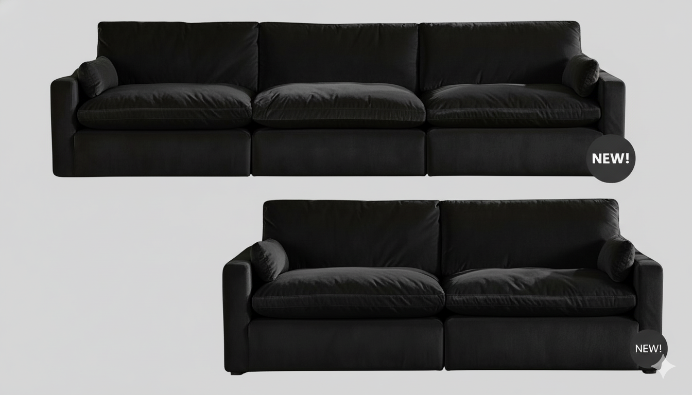 Sophie 3+2 Modular Sofa Set Duck Feather Filled