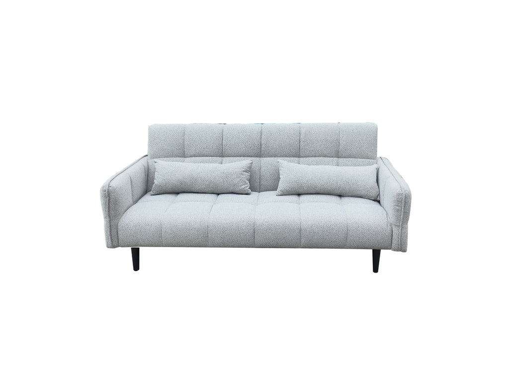 Pendle 3 seater Click Clack Sofa bed Silver