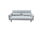 Pendle 3 seater Click Clack Sofa bed Silver