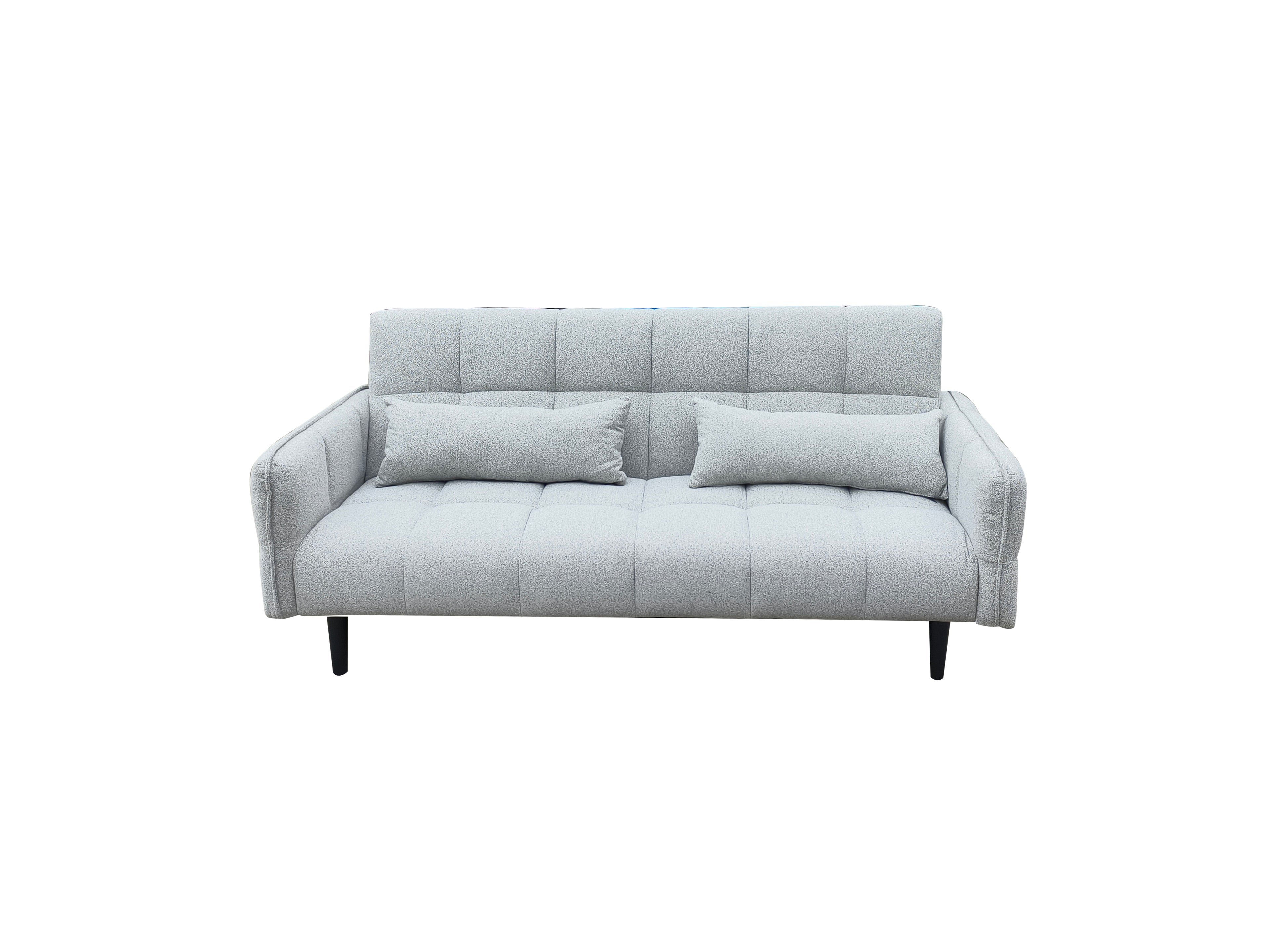 Pendle 3 seater Click Clack Sofa bed Silver