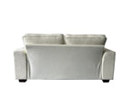 Henley 3 Seater Sofa Set with Cupholder on Side and and Storage Cream