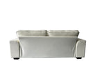 Henley 3 Seater Sofa Set with Cupholder on Side and and Storage Cream