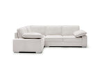 Ascot Left Hand Corner Sofa – Plush Black Velvet