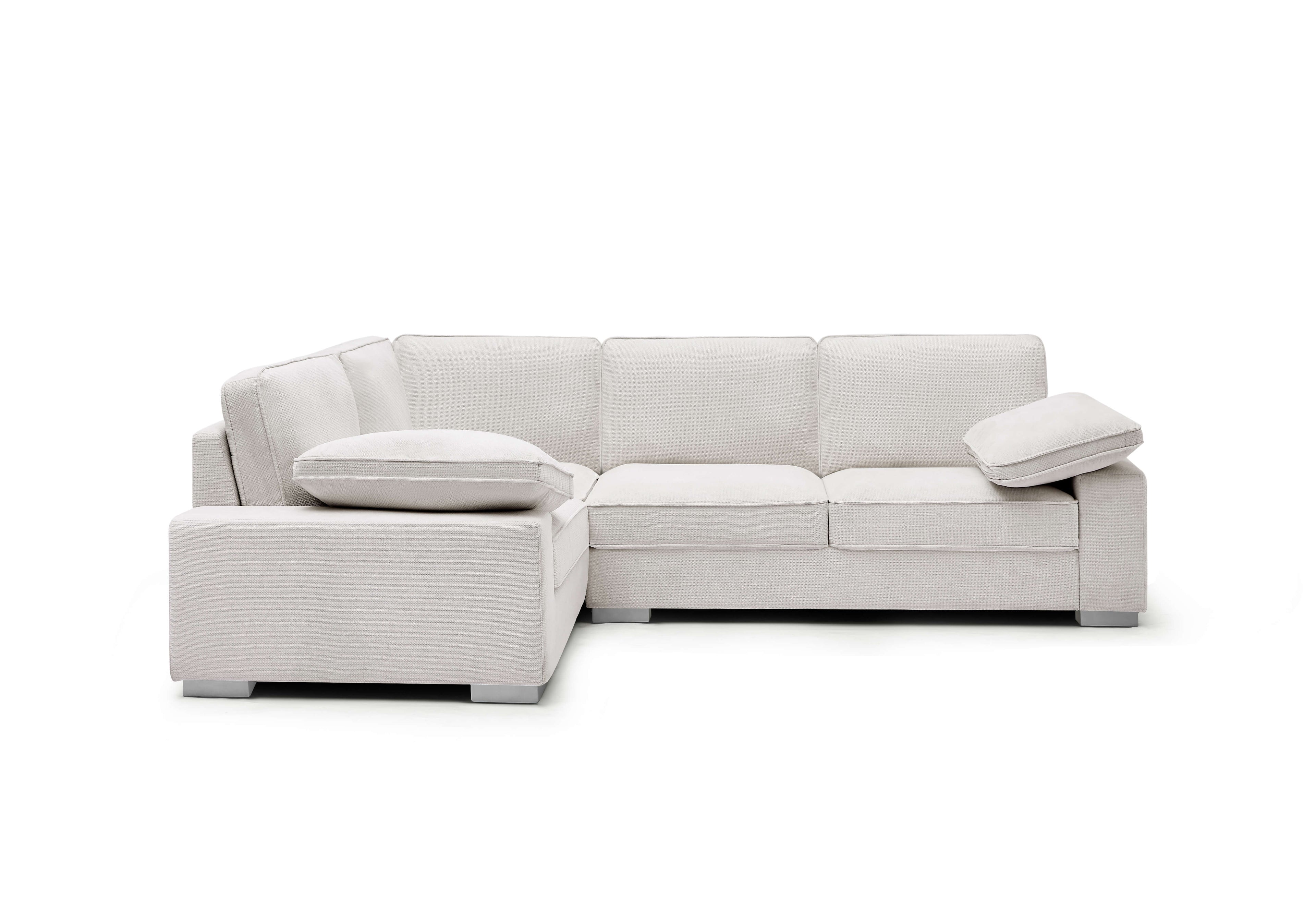 Ascot Left Hand Corner Sofa – Plush Black Velvet