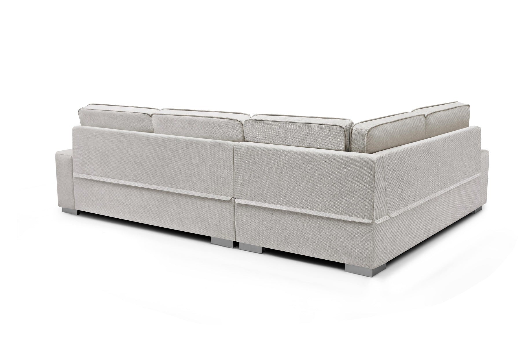 Ascot Left Hand Corner Sofa – Plush Black Velvet