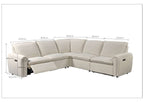 Chicago 5 seater Electric Corner Feather Filled Seats