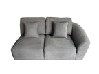 Bronte 5 Seater Modular Corner Cream