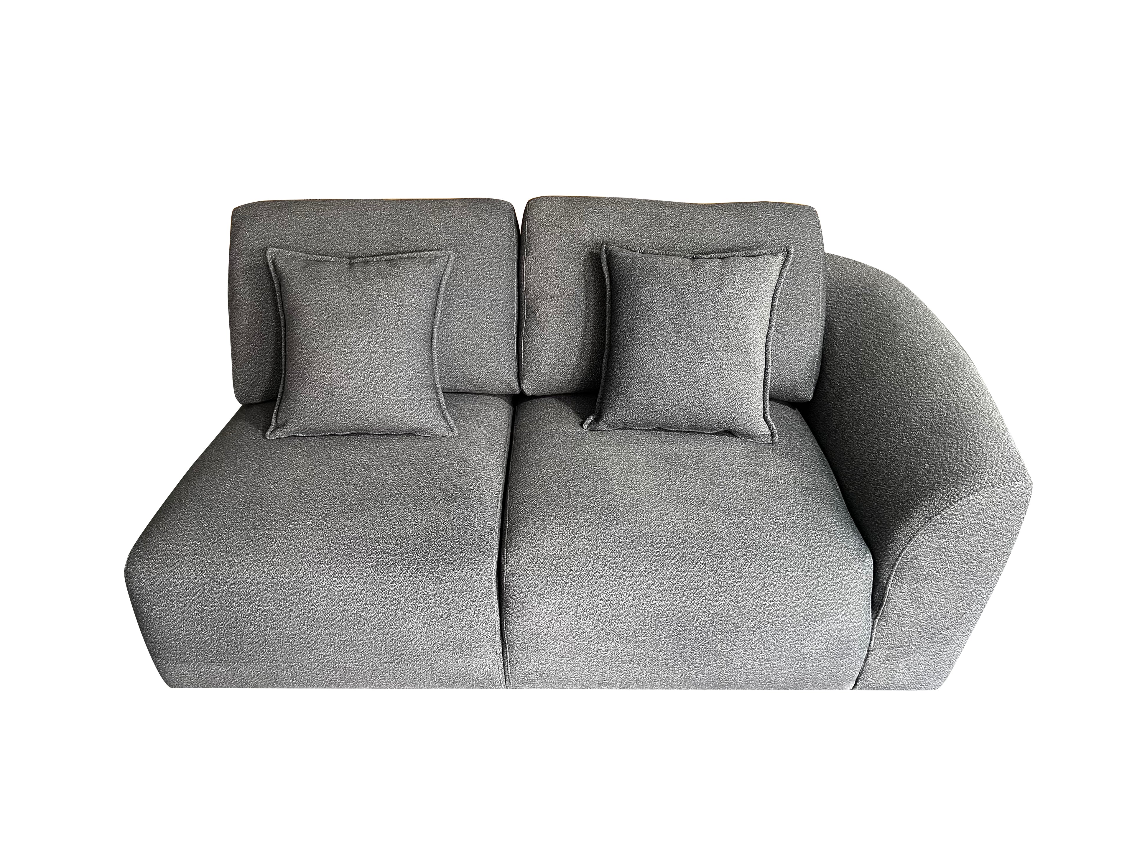 Bronte 5 Seater Modular Corner Cream