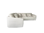 Bronte 5 Seater Modular Corner Cream