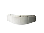 Bronte 5 Seater Modular Corner Cream