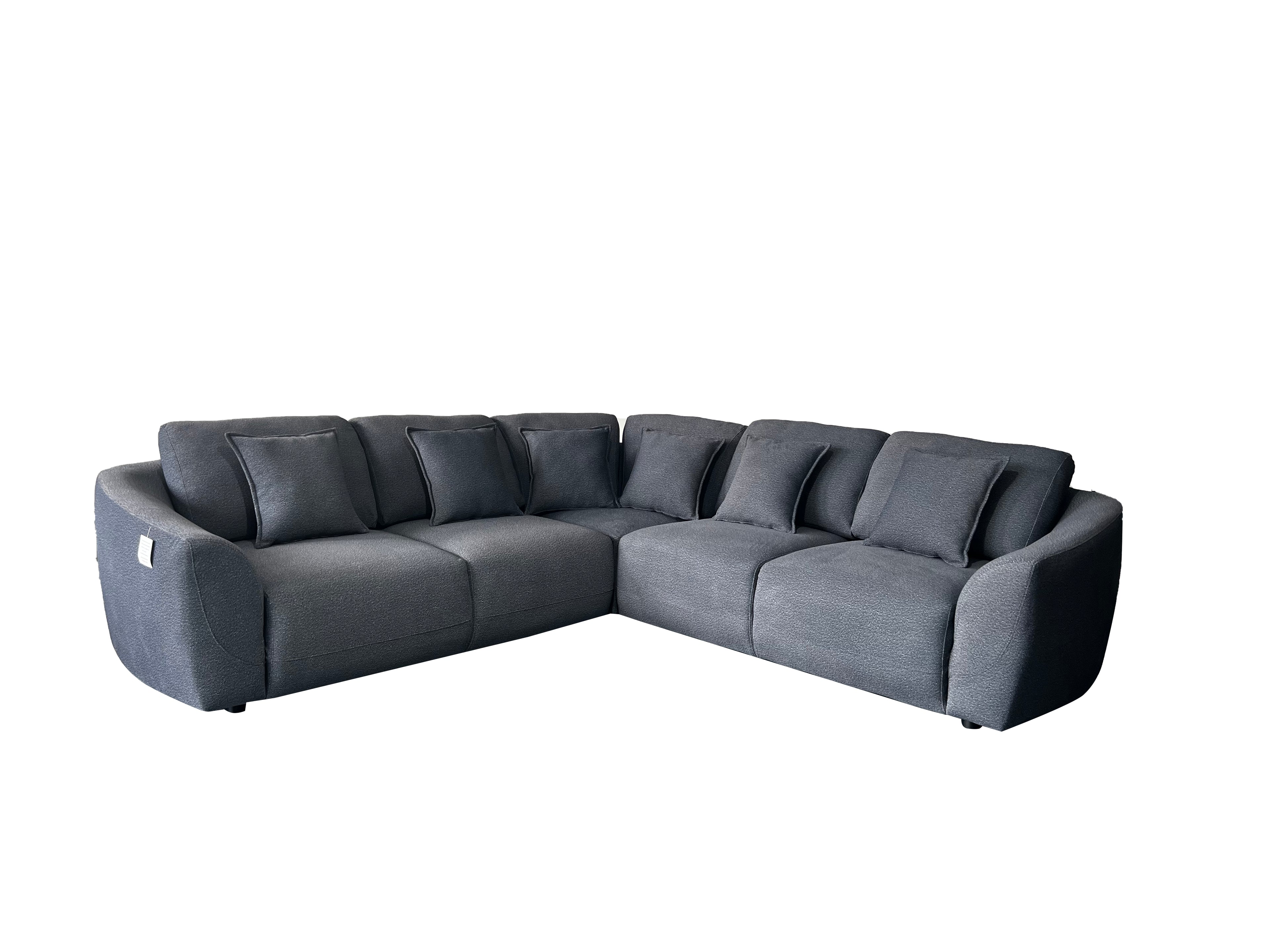 Bronte 5 Seater Modular Corner Cream