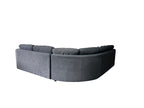 Bronte 5 Seater Modular Corner Cream