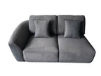 Bronte 5 Seater Modular Corner Cream