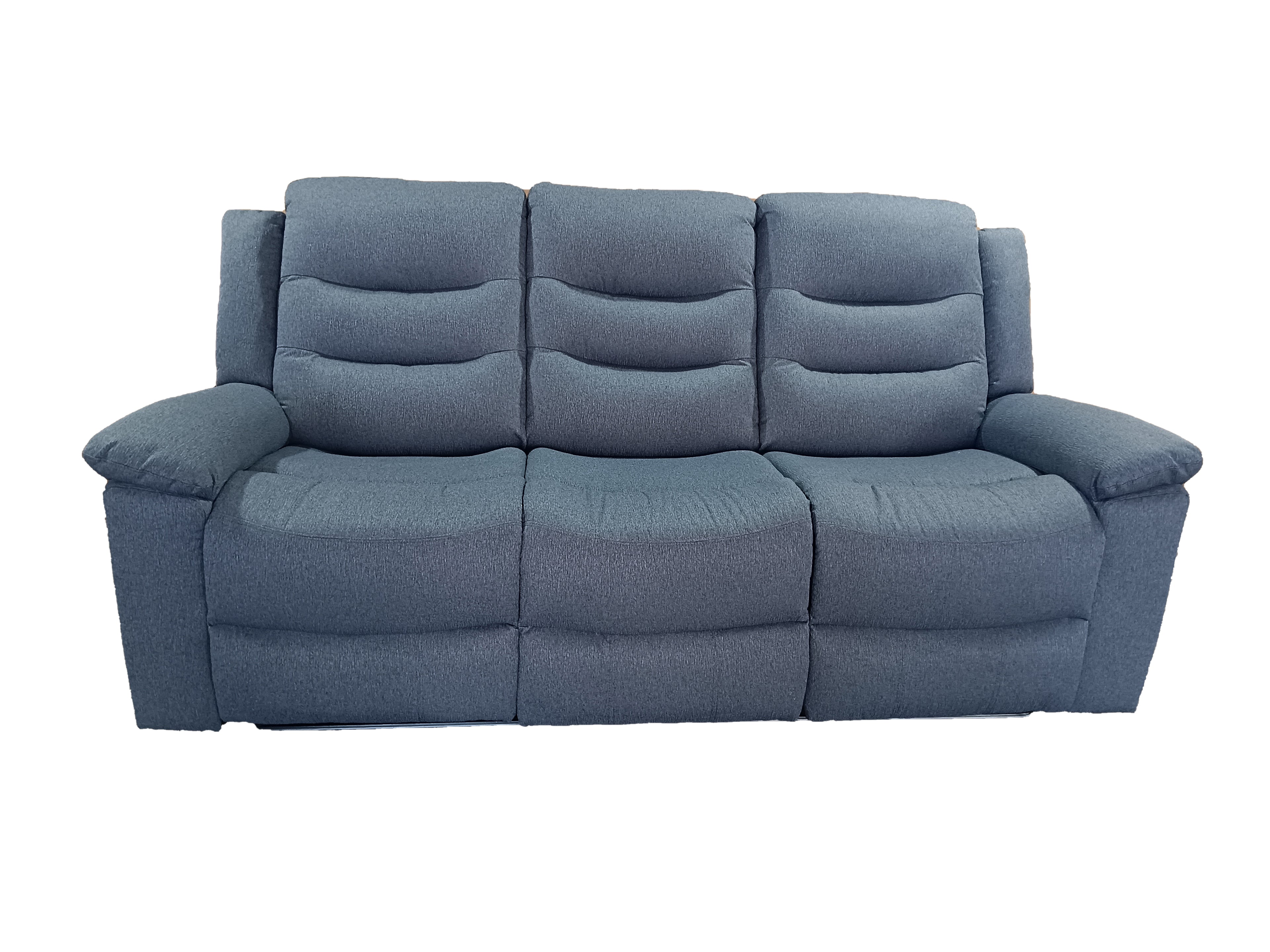 Sorrento 2+3 Seater Manual Recliner Fabric Grey