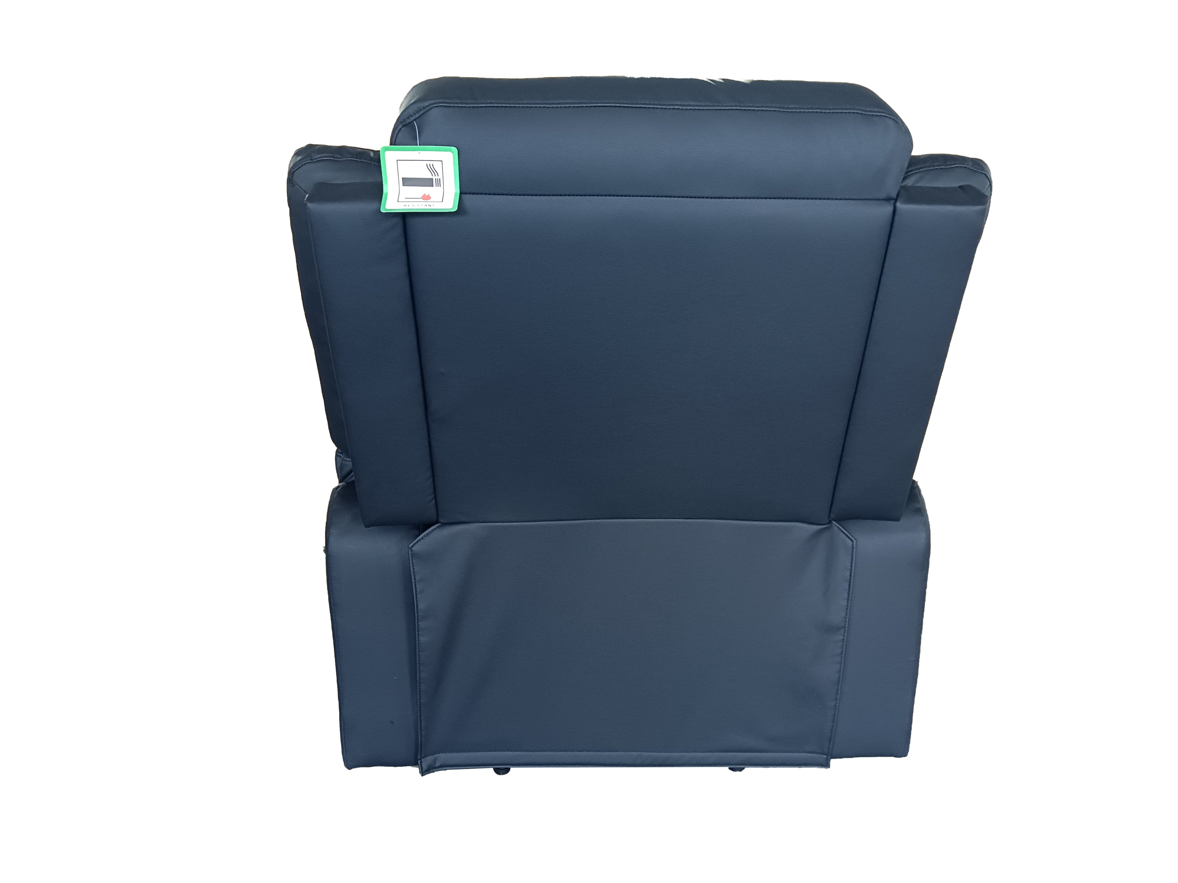 Roma 1 Seater Manual Recliner Anti Scratch Leather Black