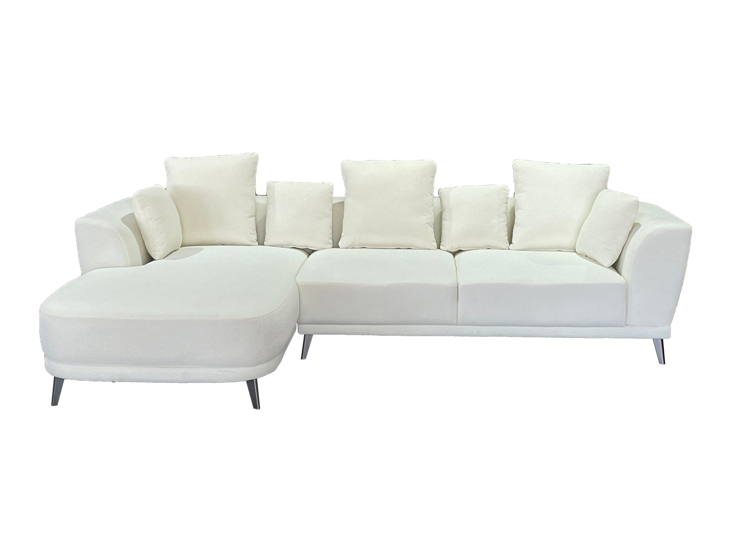 Marvella Right Hand Corner Sofa with Chase Cream