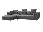 Marvella Right Hand Corner Sofa with Chase Grey