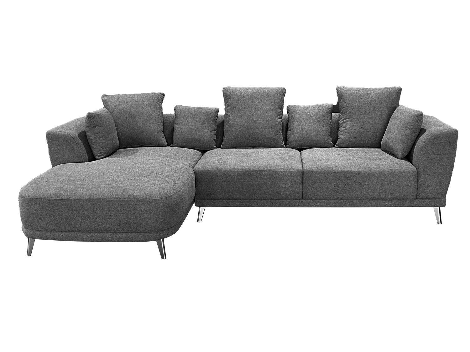 Marvella Right Hand Corner Sofa with Chase Grey