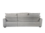 Cozeo Corner Sofa bed with Storage Chase Grey