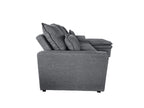 Cozeo Corner Sofa bed with Storage Chase Grey