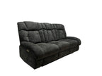 Harlow Fabric 2+3 Seater Electric Recliner Set Grey
