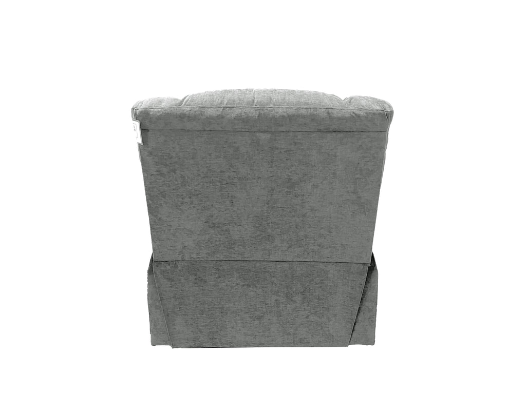Harlow Fabric 3 Seater Electric Recliner Set Silver