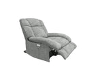 Harlow Fabric 3 Seater Electric Recliner Set Silver