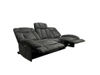 Harlow Fabric 2+3 Seater Electric Recliner Set Grey