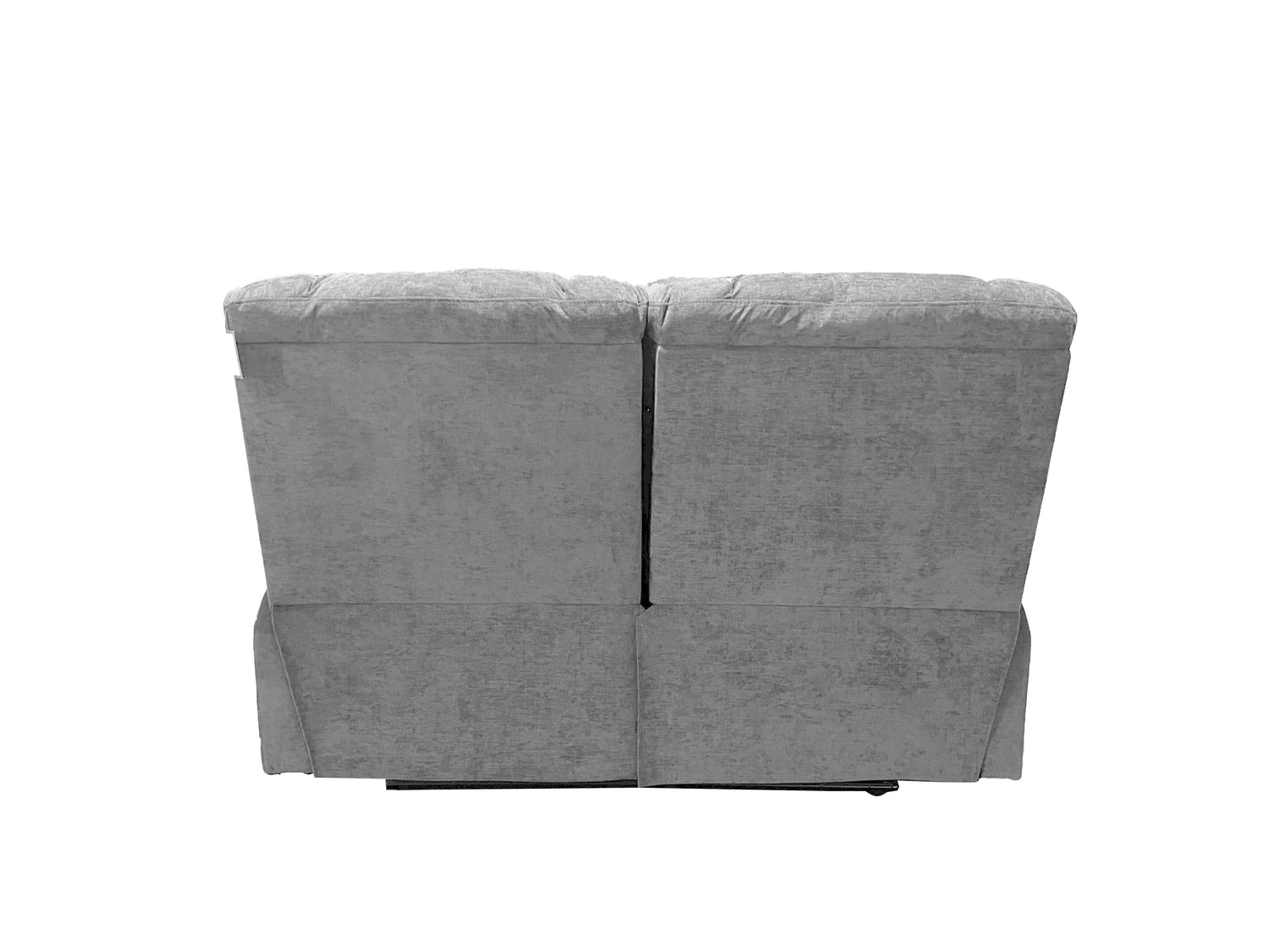 Harlow Fabric 2 Seater Electric Recliner Set Silver