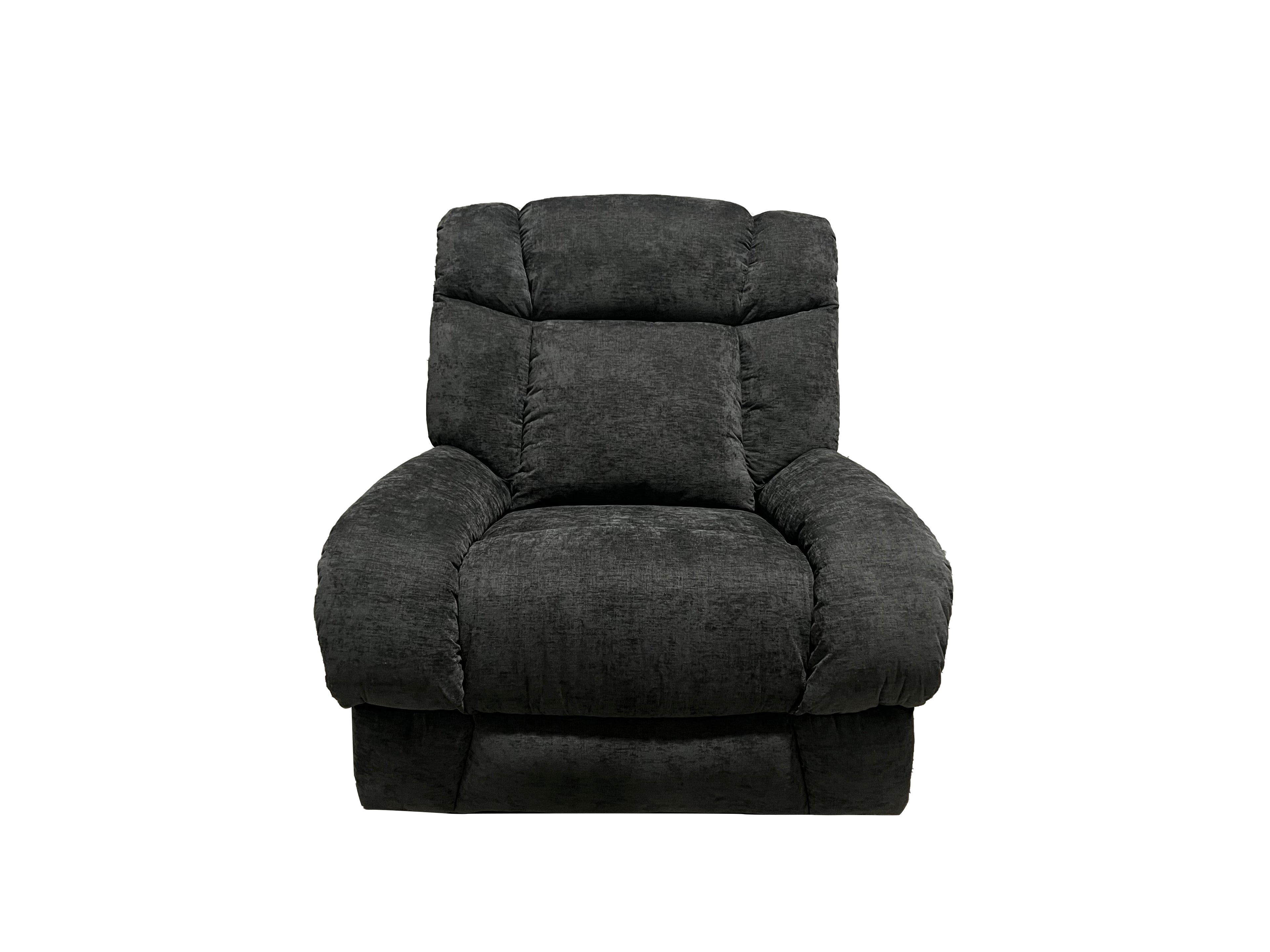 Harlow Fabric 1 Seater Electric Recliner Set Grey