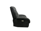 Harlow Fabric 2+3 Seater Electric Recliner Set Grey
