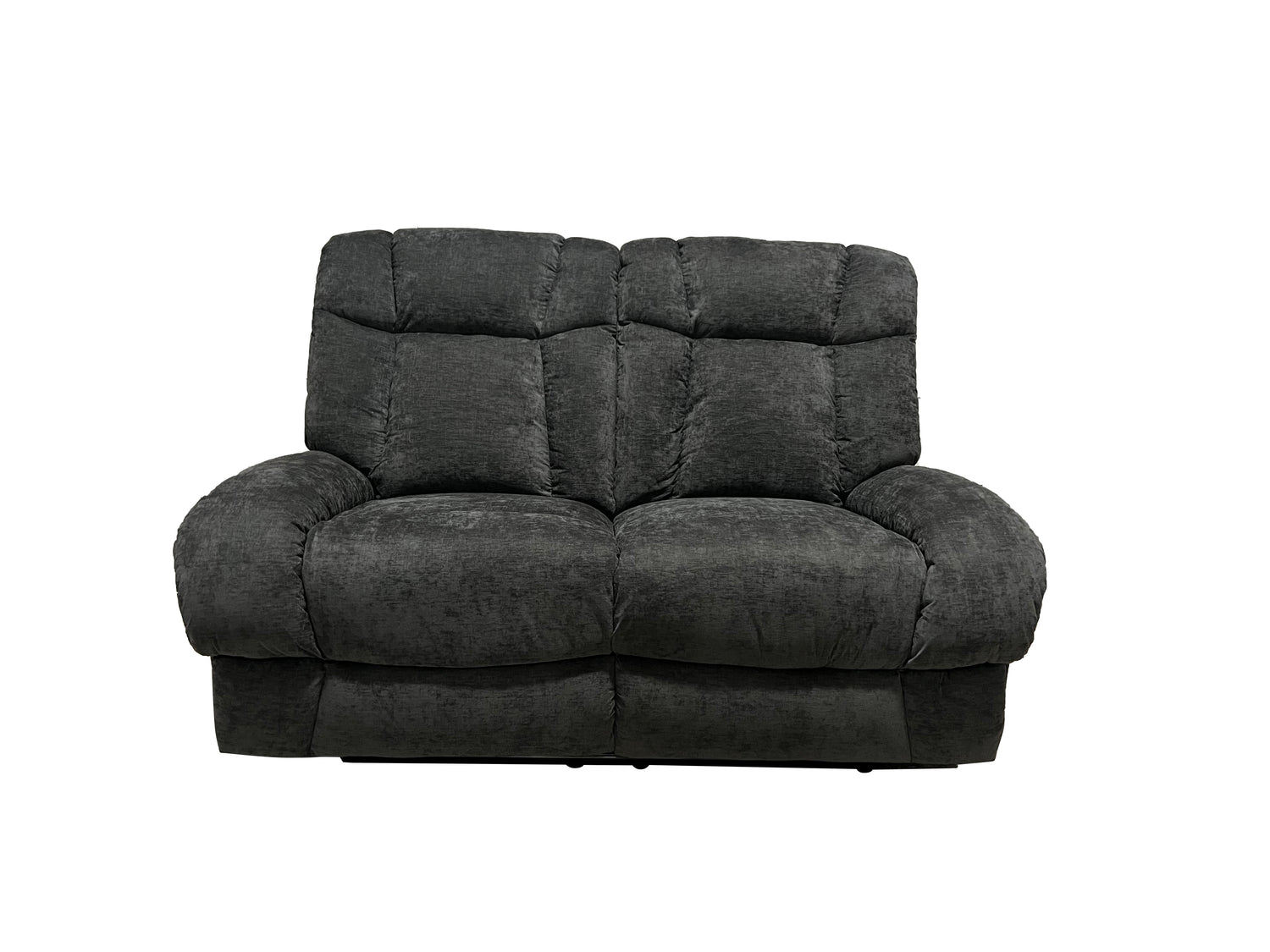 Harlow Fabric 2 Seater Electric Recliner Set Grey