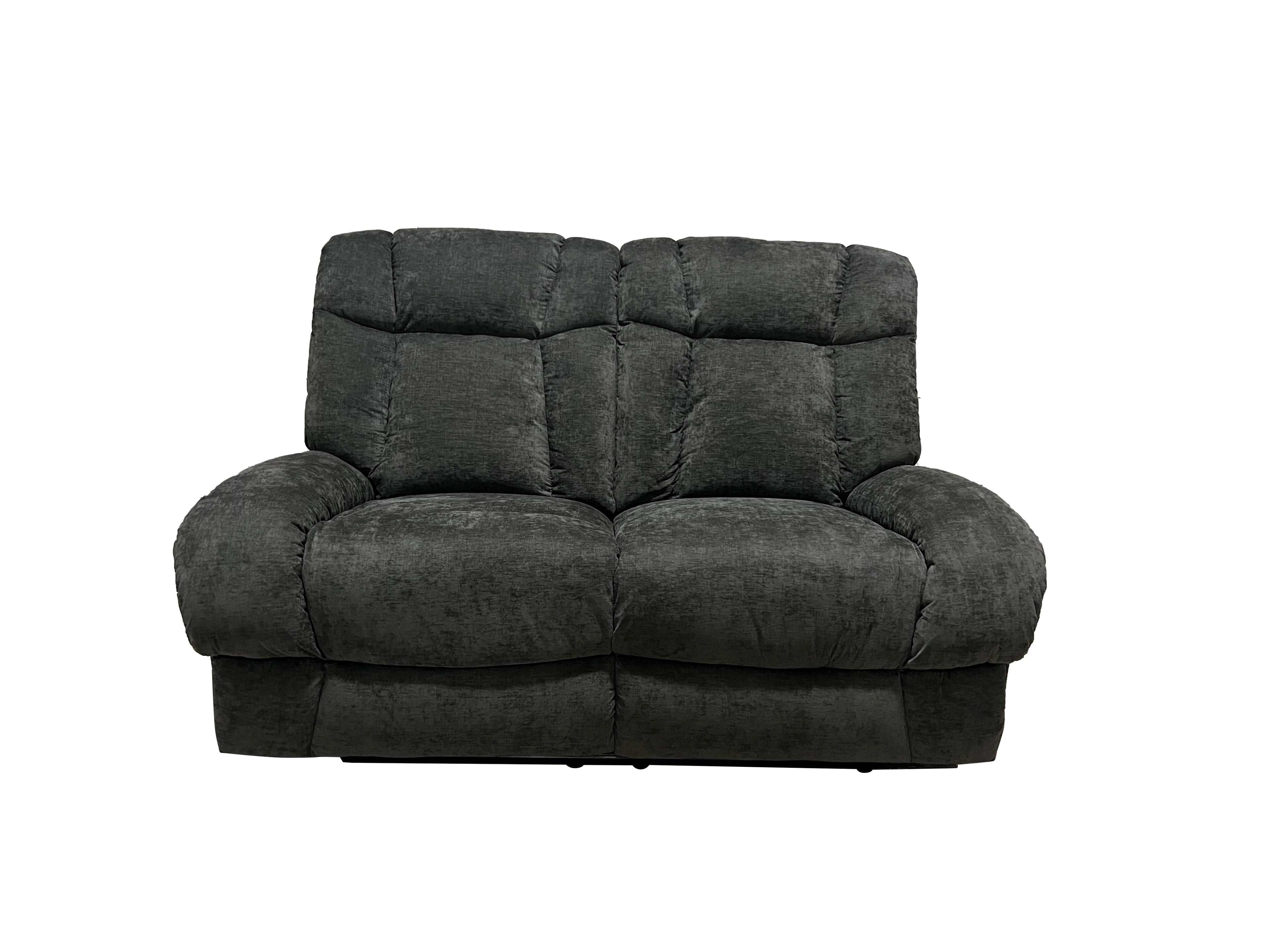 Harlow Fabric 1 Seater Electric Recliner Set Grey