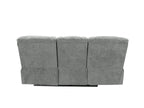 Harlow Fabric 3 Seater Electric Recliner Set Silver