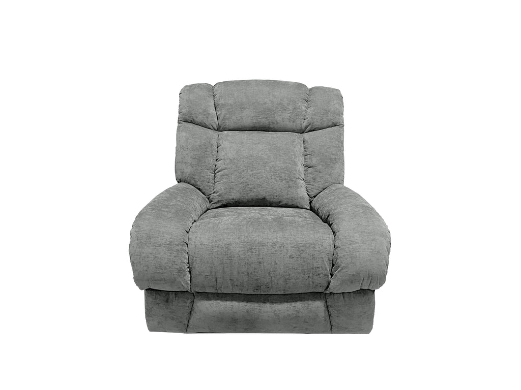 Harlow Fabric 3 Seater Electric Recliner Set Silver