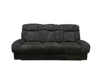 Harlow Fabric 2+3 Seater Electric Recliner Set Grey