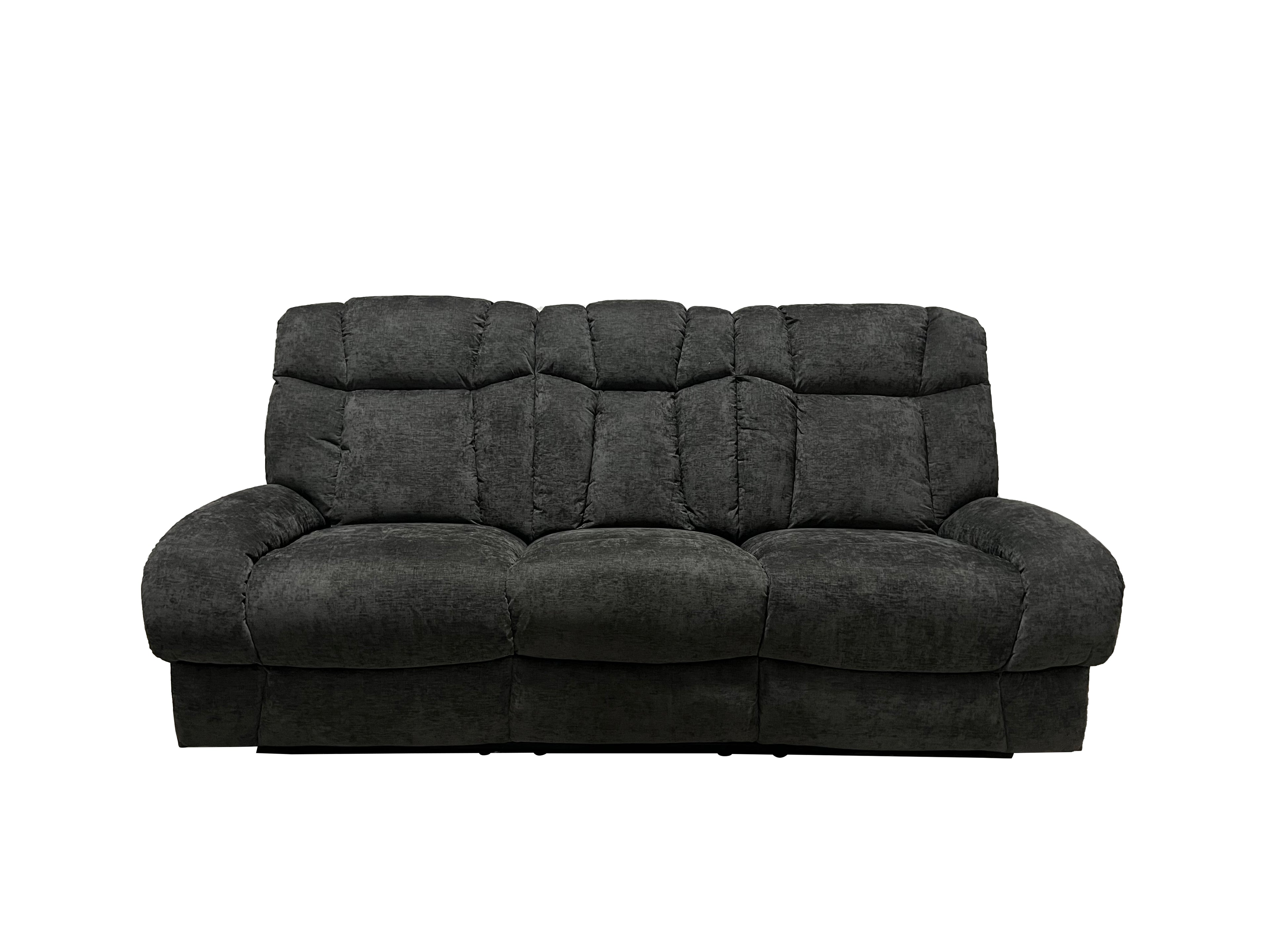Harlow Fabric 1 Seater Electric Recliner Set Grey