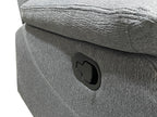 Harrison Fabric Manual Recliner Left hand Corner Grey