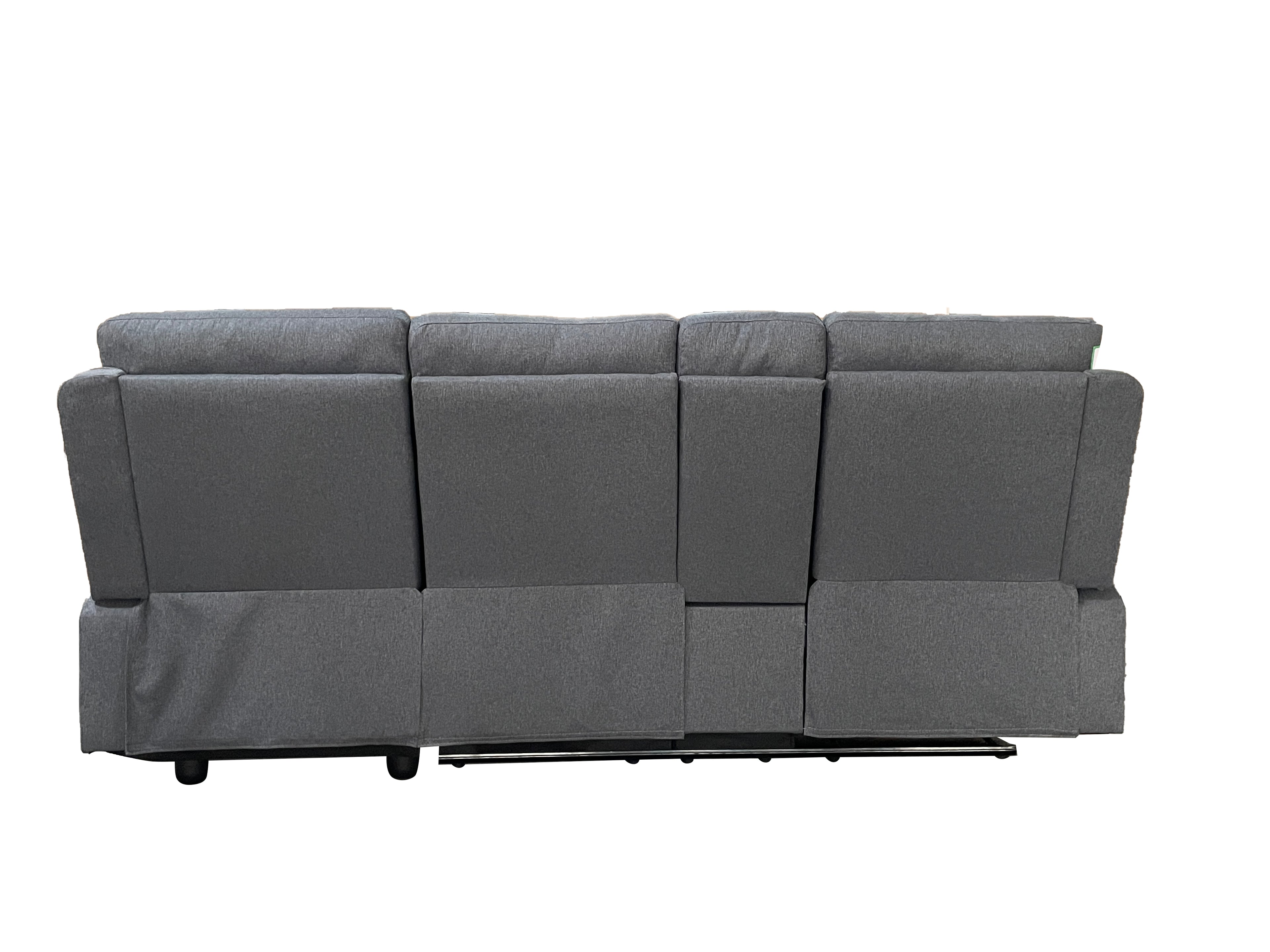 Harrison Fabric Manual Recliner Right hand Corner Grey