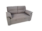 Viva 2 seater pull out sofa bed With Folded Back Grey