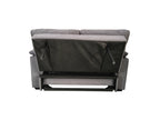 Viva 2 seater pull out sofa bed With Folded Back Grey