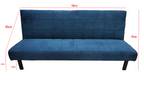 Alex 3 Seater Click Clack Sofa bed Grey