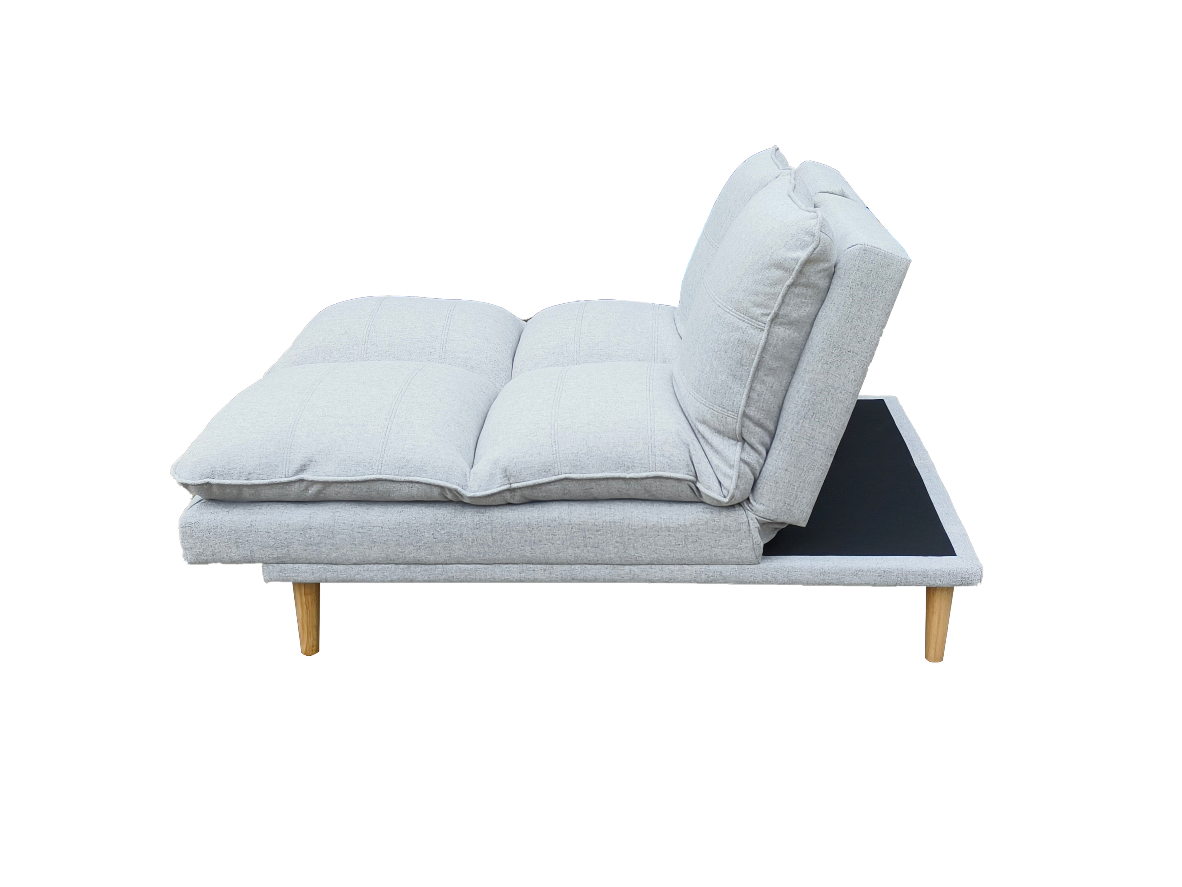 Restora 3 seater Click Clack sofa bed Silver