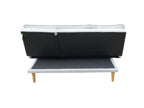 Restora 3 seater Click Clack sofa bed Silver