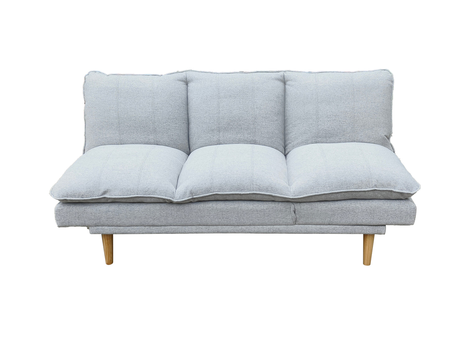 Restora 3 seater Click Clack sofa bed Silver