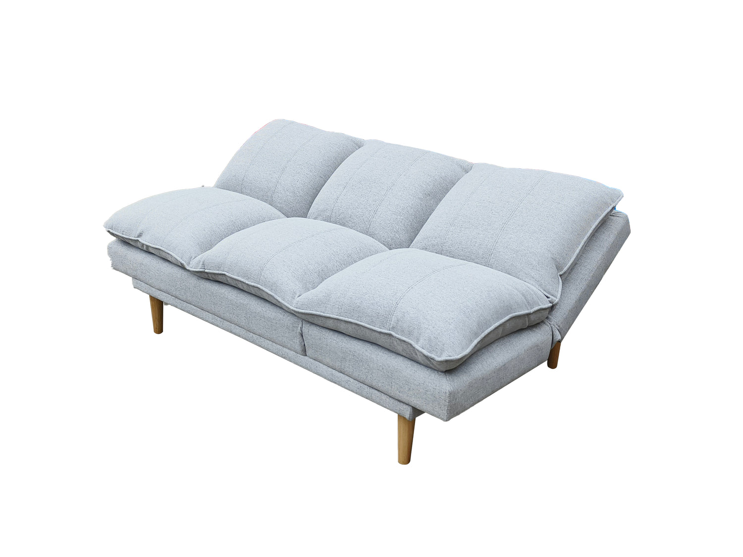 Restora 3 seater Click Clack sofa bed Silver